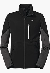 Schöffel Fleecejacke Lodron M JKT CS Blau/Schwarz/Dunkelgrau/Grau