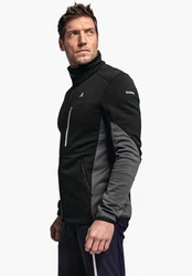 Schöffel Fleecejacke Lodron M JKT CS Blau/Schwarz/Dunkelgrau/Grau