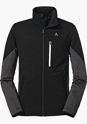 Schöffel Fleecejacke Lodron M JKT CS Blau/Schwarz/Dunkelgrau/Grau