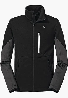 Schöffel Fleecejacke Lodron M JKT CS Blau/Schwarz/Dunkelgrau/Grau