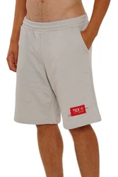Picaldi Jeans Sweatshorts Emphasize Mit Tunnelzug Beige/Rot