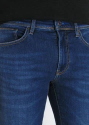 Brax Stoffhose Five-Pocket Hose Style CADIZ Blau/Lila/Dunkelblau
