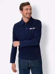 Sieh an! T-Shirt Langarm-Poloshirt