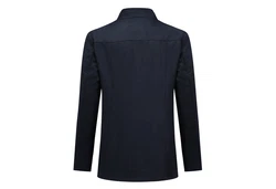Allthemen Wollmantel mit mehreren Taschen Dunkelblau