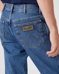 Wrangler Regular-fit Jeans Hose Texas vint. stonewashed