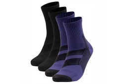OCCULTO Sportsocken Herren Modell Ian Dunkelblau/Lila