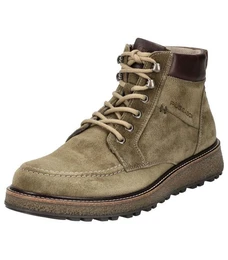Stiefelette Veloursleder Schnrstiefelette