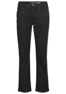 Arizona Stretch-Jeans gerade Beinform niedrig Leibhöhe mit GürtelSchlaufen