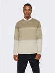 Only & Sons Pullover ONSFelix beigemeliert/taupe/hellgrau