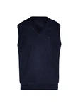 Trigema Pullunder Waffeloptik Dunkelblau/Blau