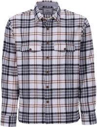 Businesshemd Flanell Hemd Kay grau kariert Modern Fit Langarm