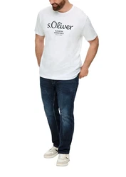 s.Oliver T-Shirt Silber/Grau