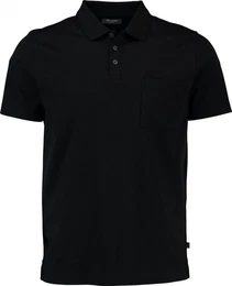 Poloshirt MAERZ Polo-Shirt marine merceresierte Baumwolle
