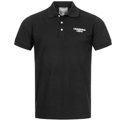 LEANDRO LIDO Poloshirt Sorrent Herren Polo-Shirt Schwarz/Grün/Gelb
