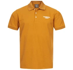LEANDRO LIDO Poloshirt Sorrent Herren Polo-Shirt Gelb/Orange