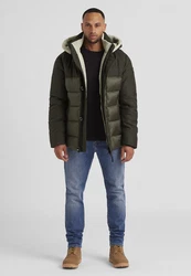 Milestone Steppjacke MSBrooklyn Dunkelgrün/Grün/Khaki