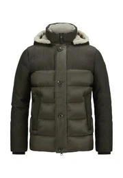 Steppjacke MSBrooklyn mit Logo Badge