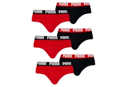 PUMA Slip 2er Pack Briefs Lila/Rot