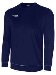 Capelli Sport Langarmshirt mit rundem Halsausschnitt Dunkelblau/Blau