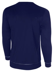 Capelli Sport Langarmshirt mit rundem Halsausschnitt Dunkelblau/Blau
