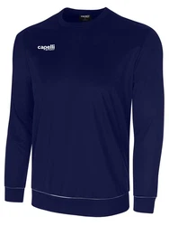 Capelli Sport Langarmshirt mit rundem Halsausschnitt Dunkelblau/Blau