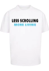2Y Studios Herren Less Scrolling Oversize Tee Hellblau/Grün/Weiß/Dunkelgrün/Rosa