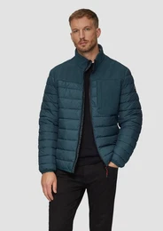 Allwetterjacke Leichte Steppjacke im Materialmix mit Kontrast-Details Kontrast-Details