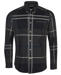 Barbour Langarmhemd Herren Hemd DUNOON TAIL Dunkelblau/Schwarz/Dunkelgrün/Hellblau/Blau