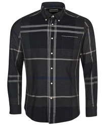 Barbour Langarmhemd Herren Hemd DUNOON TAIL Dunkelblau/Schwarz/Dunkelgrün/Hellblau/Blau