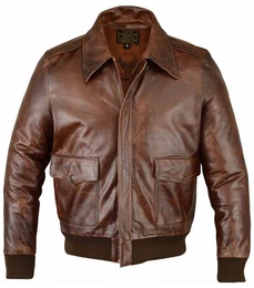 Lederjacke Herren A-2 Echtleder Fliegerjacke Pilotenjacke Bomberjacke