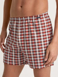 Calida Prints Herren Shorts Rot/Braun