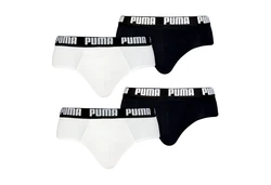 PUMA Slip 2er Pack Briefs mit elastischem Bund Lila/Schwarz/Dunkelblau