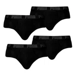 PUMA Slip 2er Pack Briefs mit elastischem Bund Schwarz/Grau/Lila