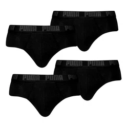 PUMA Slip 2er Pack Briefs mit elastischem Bund Schwarz/Grau/Lila