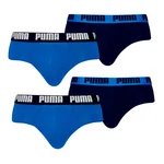 PUMA Slip 2er Pack Briefs mit elastischem Bund Dunkelblau/Blau/Hellblau