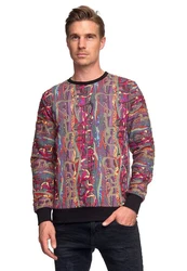 Rusty Neal Sweatshirt New York-Style Mischfarben/Lila/Rot/Dunkelrot