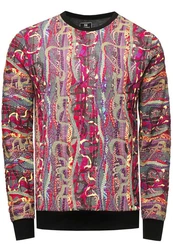 Rusty Neal Sweatshirt New York-Style Mischfarben/Lila/Rot/Dunkelrot