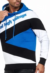 Rusty Neal Kapuzensweatshirt Design Dunkelblau/Blau/Orange/Hellblau