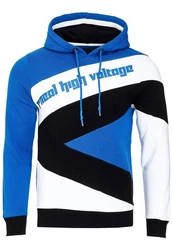 Rusty Neal Kapuzensweatshirt Design Dunkelblau/Blau/Orange/Hellblau