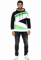 Rusty Neal Kapuzensweatshirt Design Grün/Mintgrün/Weiß
