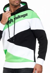 Rusty Neal Kapuzensweatshirt Design Grün/Mintgrün/Weiß