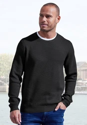 John Devin Strickpullover Strukturstrick 