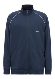 Sweatjacke mit Logostickerei