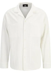 DEF Langarmhemd Cali Shirt Weiß/Creme