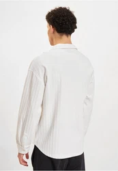 DEF Langarmhemd Cali Shirt Weiß/Creme