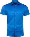 Cipo & Baxx Businesshemd CH166 Regular Fit Langarm Blau