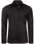 Cipo & Baxx Businesshemd CH166 Regular Fit Langarm Schwarz