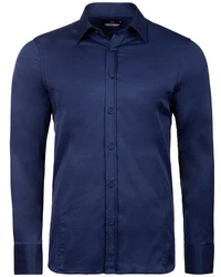 Cipo & Baxx Businesshemd CH166 Regular Fit Langarm Navy