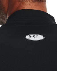 Under Armour Longsleeve HeatGear Mock Langarm-Oberteil Rot/Schwarz