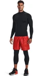 Under Armour Longsleeve HeatGear Mock Langarm-Oberteil Rot/Schwarz